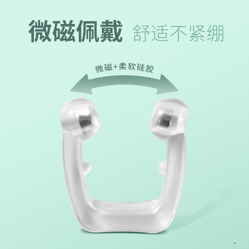 防打呼噜止鼾神器呼吸矫正器1盒装 男女防止打呼噜声专治打鼾睡觉止鼾器