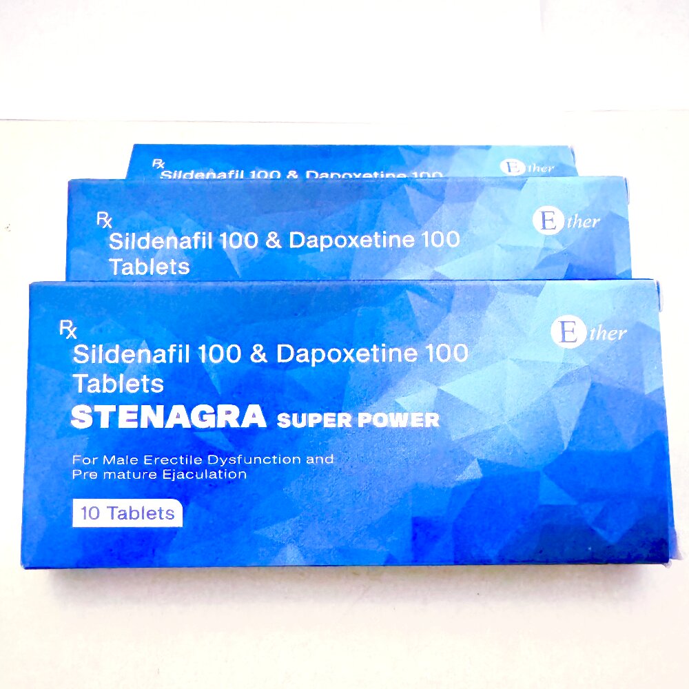 STENAGRA印度蓝钻超级双效片10粒装 真延时助勃增硬半小时起效 男性口服速效增大增粗治疗阳痿早泄壮阳补肾
