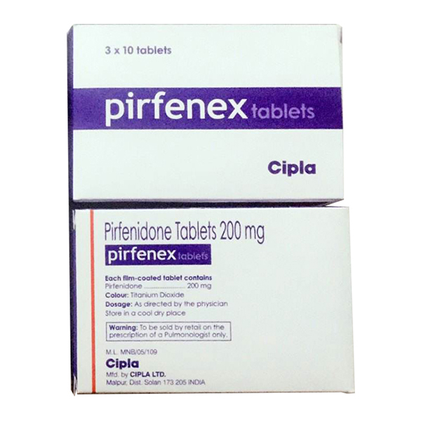 吡非尼酮 Pirfenex 艾思瑞 Pirfenidone 30粒装 治疗肺纤维化疾病 IPF会在肺部深处形成疤痕组织