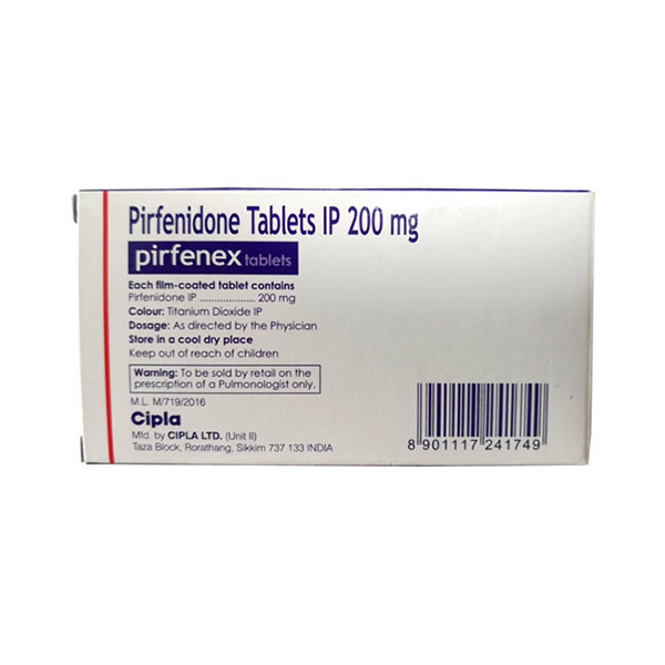 吡非尼酮 Pirfenex 艾思瑞 Pirfenidone 30粒装 治疗肺纤维化疾病 IPF会在肺部深处形成疤痕组织