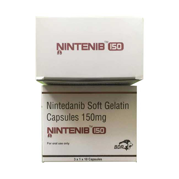 尼达尼布 Nintenib Nintedanib 30粒装 治疗肺部疤痕组织纤维化 在肺部深处形成IPF疾病