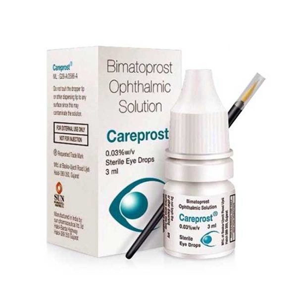 印度进口睫毛增长液 Careprost 凯普斯特3ml 您的睫毛会非常明显地变长变浓厚丰盈而卷翘
