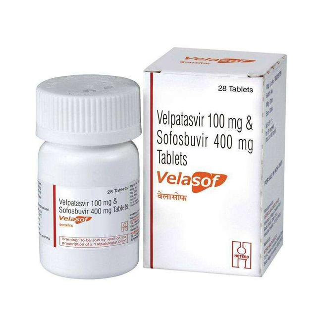 吉三代 Velasof 伊柯鲁沙 Epclusa 28粒装 治疗慢性丙型肝炎 sofosbuvir velpatasvir抗病毒药物