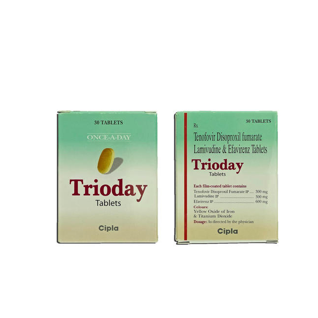 Trioday 替拉依 Atripla 30粒装 治疗HIV艾滋病 依非韦伦拉米夫定替诺福韦 抗逆转录病毒药物