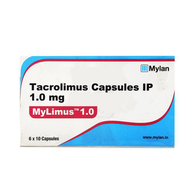 普乐可复 Mylimus 1 Capsule 他克莫司胶囊 Tacrolimus 60粒装 用于移植患者器官排斥反应预防