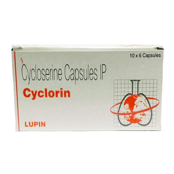 环丝氨酸 Cyclorin 60粒装 治疗抗药性肺结核病TB 膀胱肾脏感染抗生素 Cycloserine