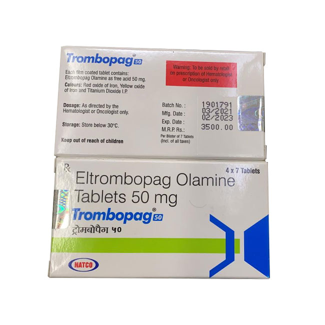 瑞弗兰 Trombopag 艾曲波帕 Eltrombopag 28粒装 治疗严重再生障碍性贫血 慢性免疫性血小板减少性紫癜