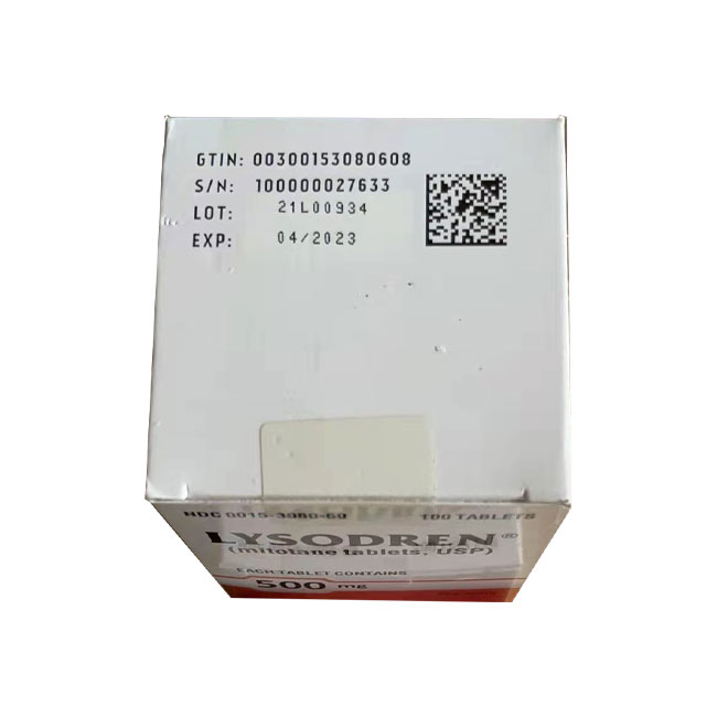 Lysodren 米托坦 Mitotane 100粒装 治疗肾上腺癌抗肿瘤剂肾癌