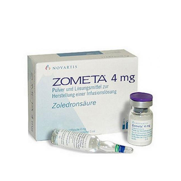 唑来膦酸 Zometa 密固达 4mg*5ml 治疗恶性高钙血症 多发性骨髓瘤 扩散骨髓癌 