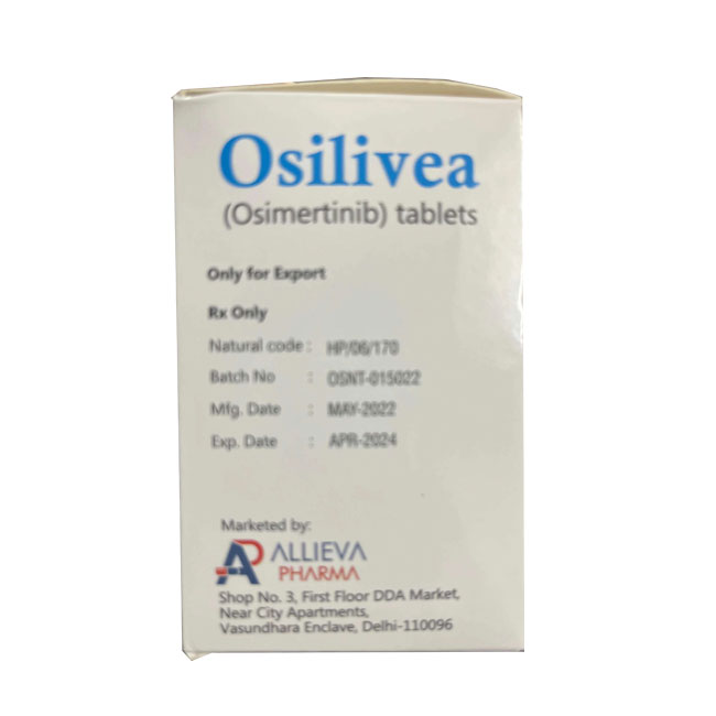 奥西替尼 Osilivea 奥希替尼 Osimertinib 30粒装 治疗非小细胞肺癌 肾小球滤过率突变 蛋白激酶抑制剂 
