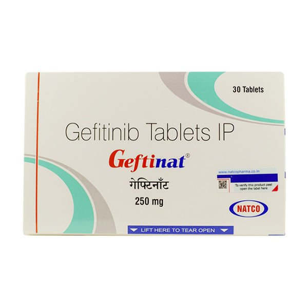 吉非替尼 Geftinat 易瑞沙 Gefitinib 30粒装 治疗非小细胞肺癌 治疗已扩散其他部位的癌症