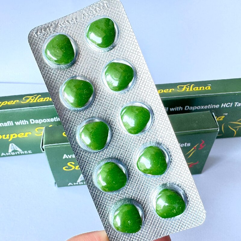 印度绿水鬼双效片10粒装 印度代购阿伐那非片72小时 达泊西汀男性超强延时药 超强增硬改善阳痿早泄补肾药