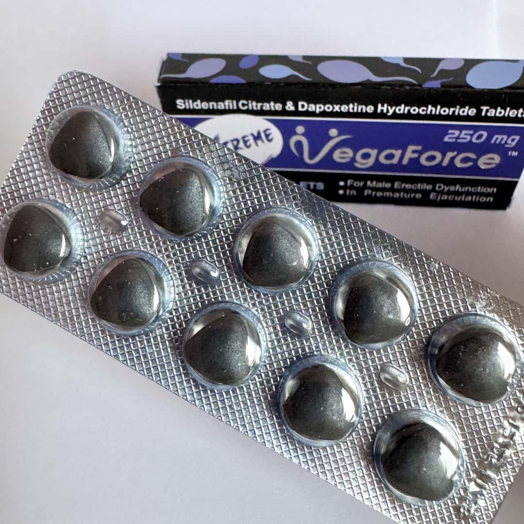 EXTREME VegaForce 印度紫蝌蚪双效片10粒装 比超级蓝钻和蓝蝌蚪效果更猛 西地那非+达泊西汀片 壮阳延时增硬防早射阳痿口服药