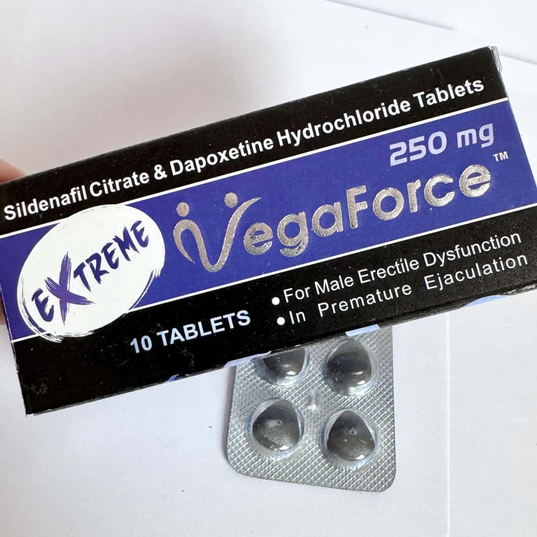 EXTREME VegaForce 印度紫蝌蚪双效片10粒装 比超级蓝钻和蓝蝌蚪效果更猛 西地那非+达泊西汀片 壮阳延时增硬防早射阳痿口服药